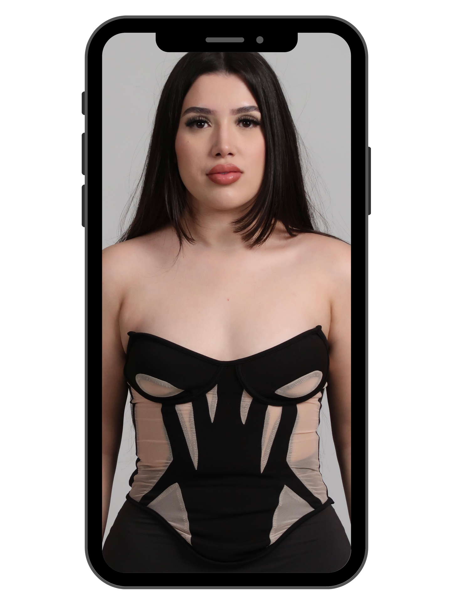 #LYLA MESH CORSET