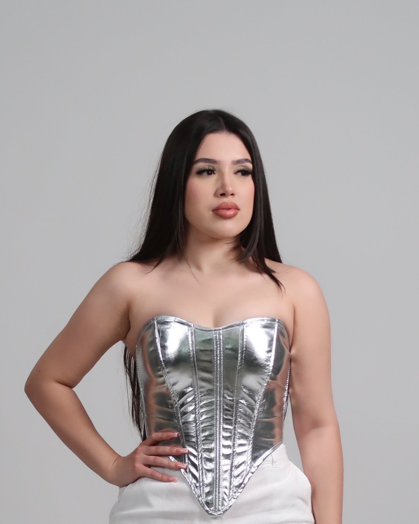 #SILVER CORSET